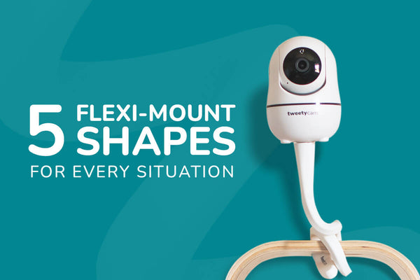 5 Ways to use your Flexi-Mount for the perfect baby monitor placement