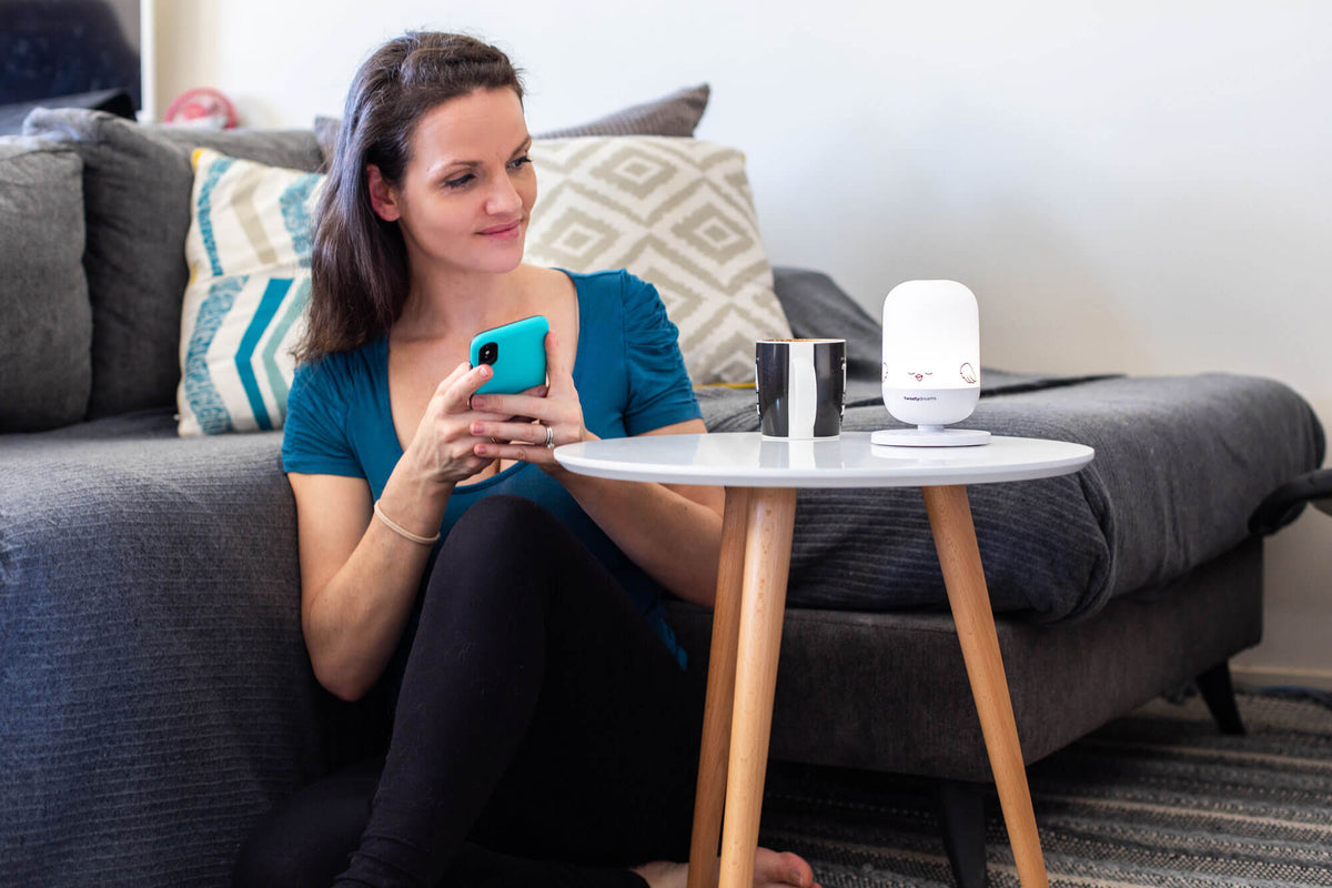 How to set up your Tweetydreams: Install the app and pair