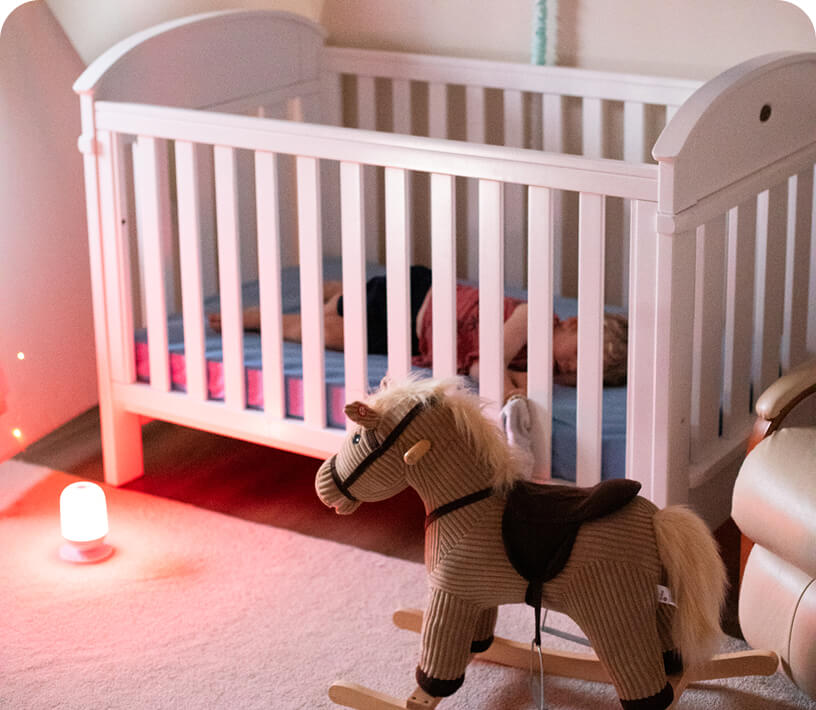 Tweetydreams dimmable nightlight and sound machine, sleep gear for babies and children