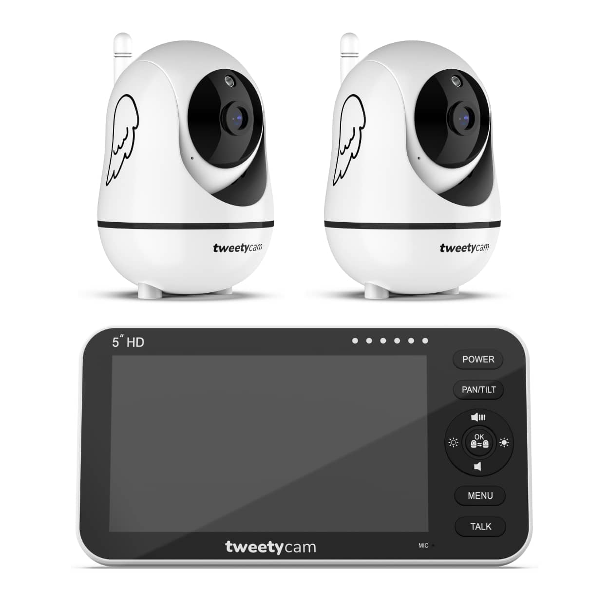 Tweetycam Baby Monitor with 2 cameras